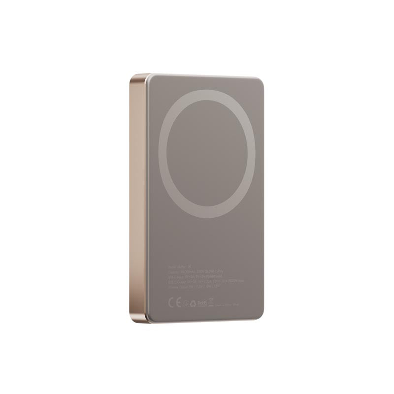 Energea Alupac 10000mAh Magnetic Wireless Power Bank (Gold)