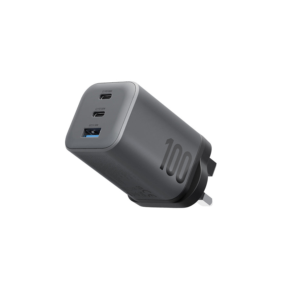 Energea AmpCharge Mini 100 2C1A GaN Wall Charger PD100W