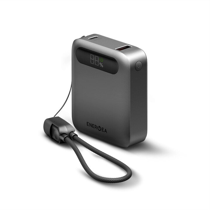 Energea Compac Loop 10K Power Bank with USB-C Cable Strap (CCC Certified)