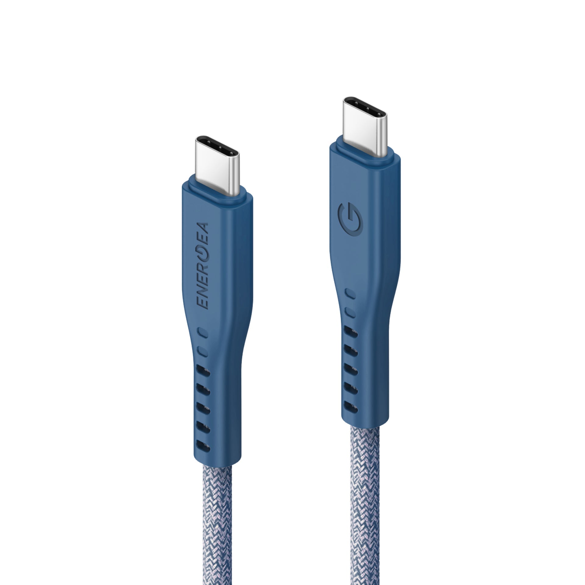 Energea Flow 240W USBC-C 1.5m Cable w Cable Tie (Blue)