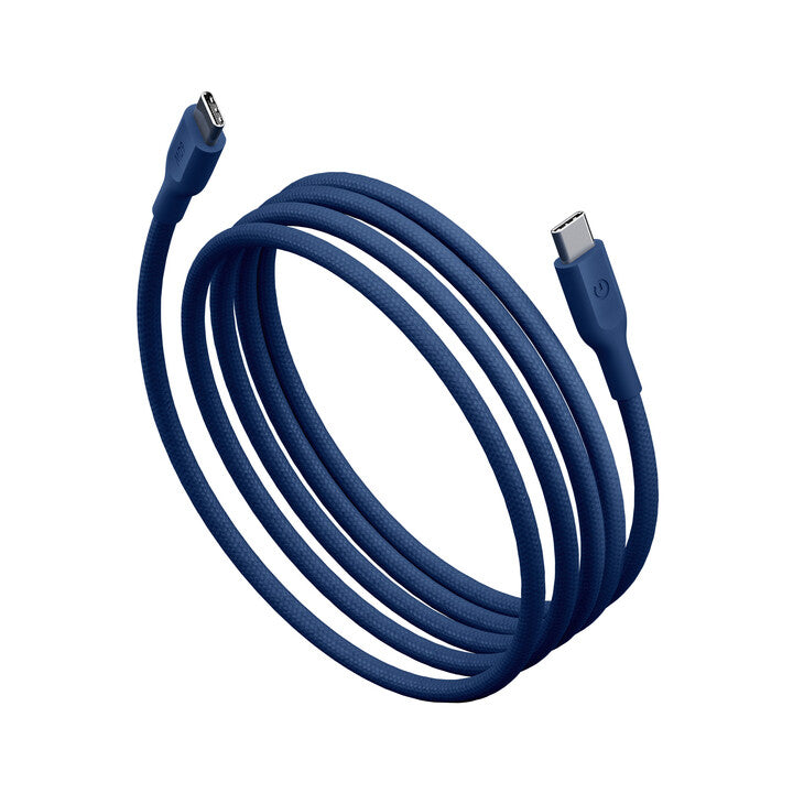 Energea Flow C-C Cable 480Mbps 60W 1.5M - Indigo Blue