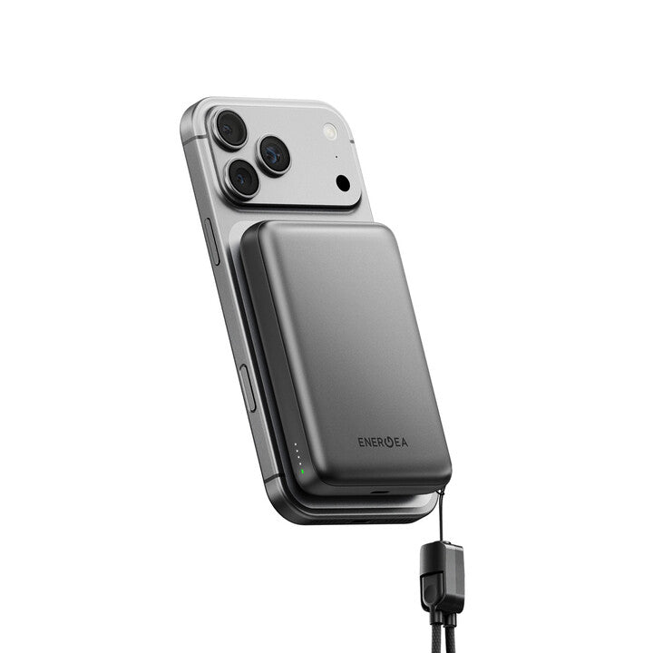 Energea MagPac Loop 10K MagSafe Power Bank with USB-C Cable Strap (CCC Certified)