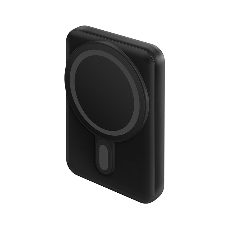 Energea MagPac Mini PD20W 10000mAh Ultra Slim Wireless Powerbank with Stand (Black)
