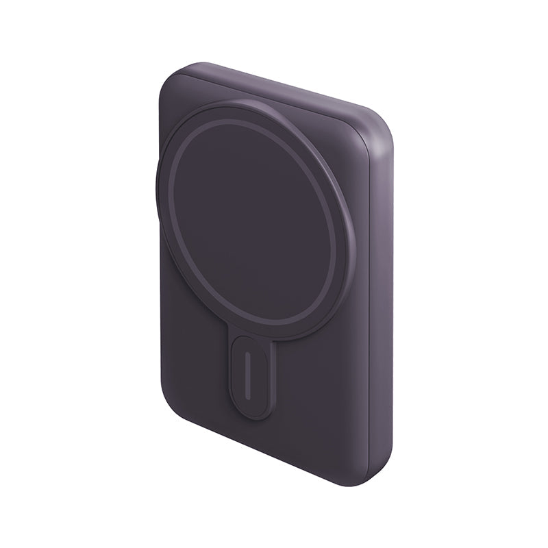 Energea MagPac Mini PD20W 10000mAh Ultra Slim Wireless Powerbank with Stand (Purple)