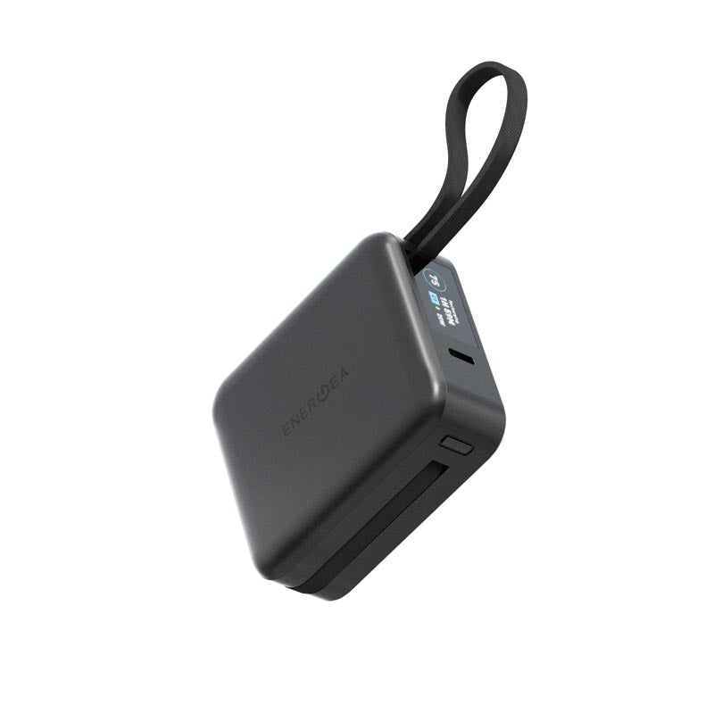 Energea MagPac Mini Plus 10000mAh Magsafe Power Bank with Build in C Cable (Black)