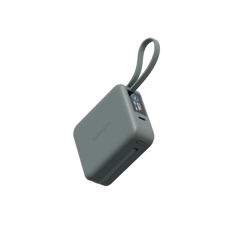 Energea MagPac Mini Plus 10000mAh Magsafe Power Bank with Build in C Cable (Green)