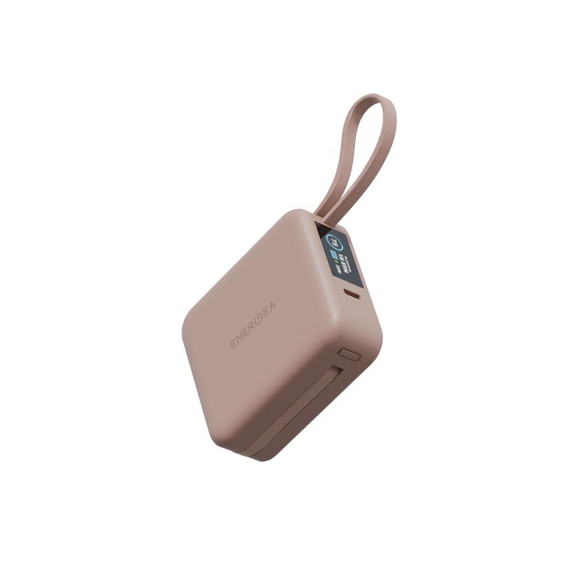 Energea MagPac Mini Plus 10000mAh Magsafe Power Bank with Build in C Cable (Pink)