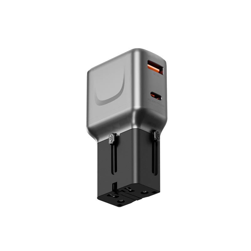 Energea TravelGo 35W Travel Adapter (Gunmetal)