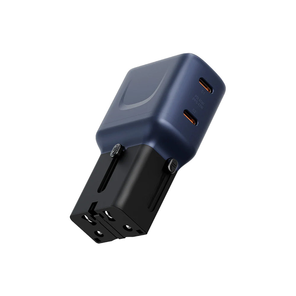 Energea Travelgo 45W Travel Adapter (Blue)