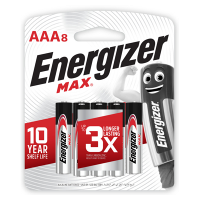 Energizer AAA Alkaline Battery (8pcs)