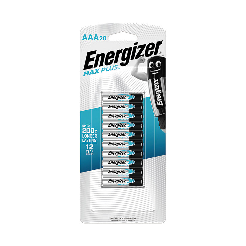 Energizer Max Plus Alkaline AAA BP20