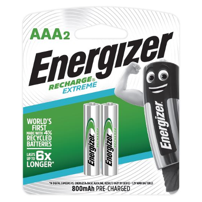 Energizer Recharge Extreme AAA 800mAh (2pcs)