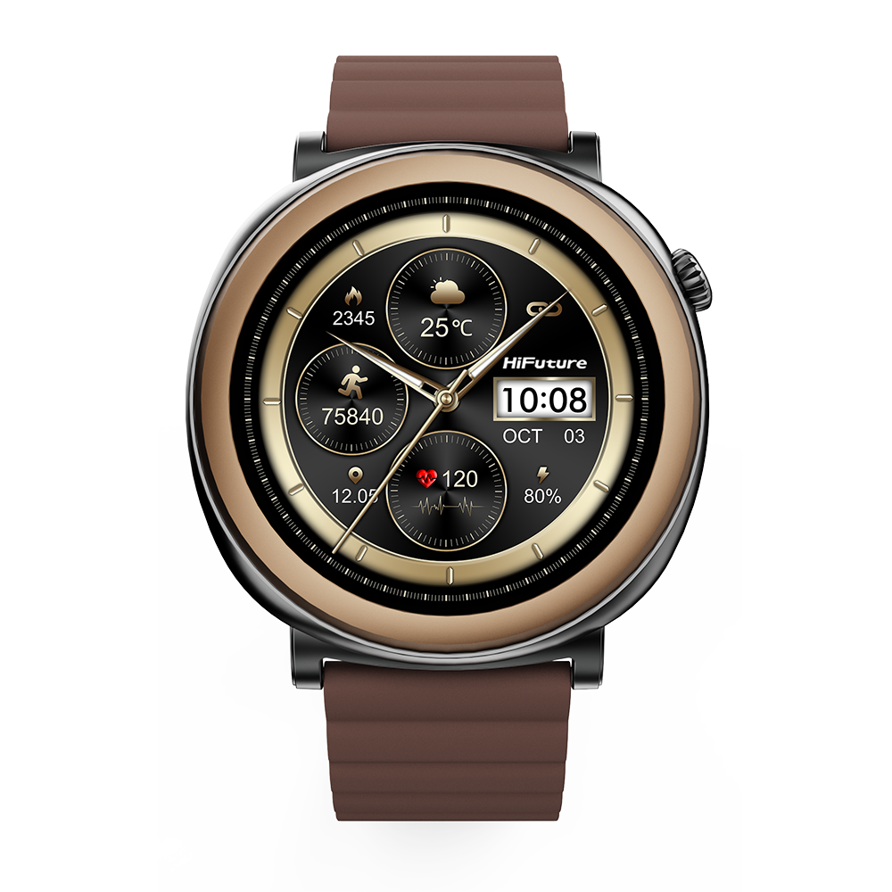 HiFuture Aurora Smart Watch (Brown)