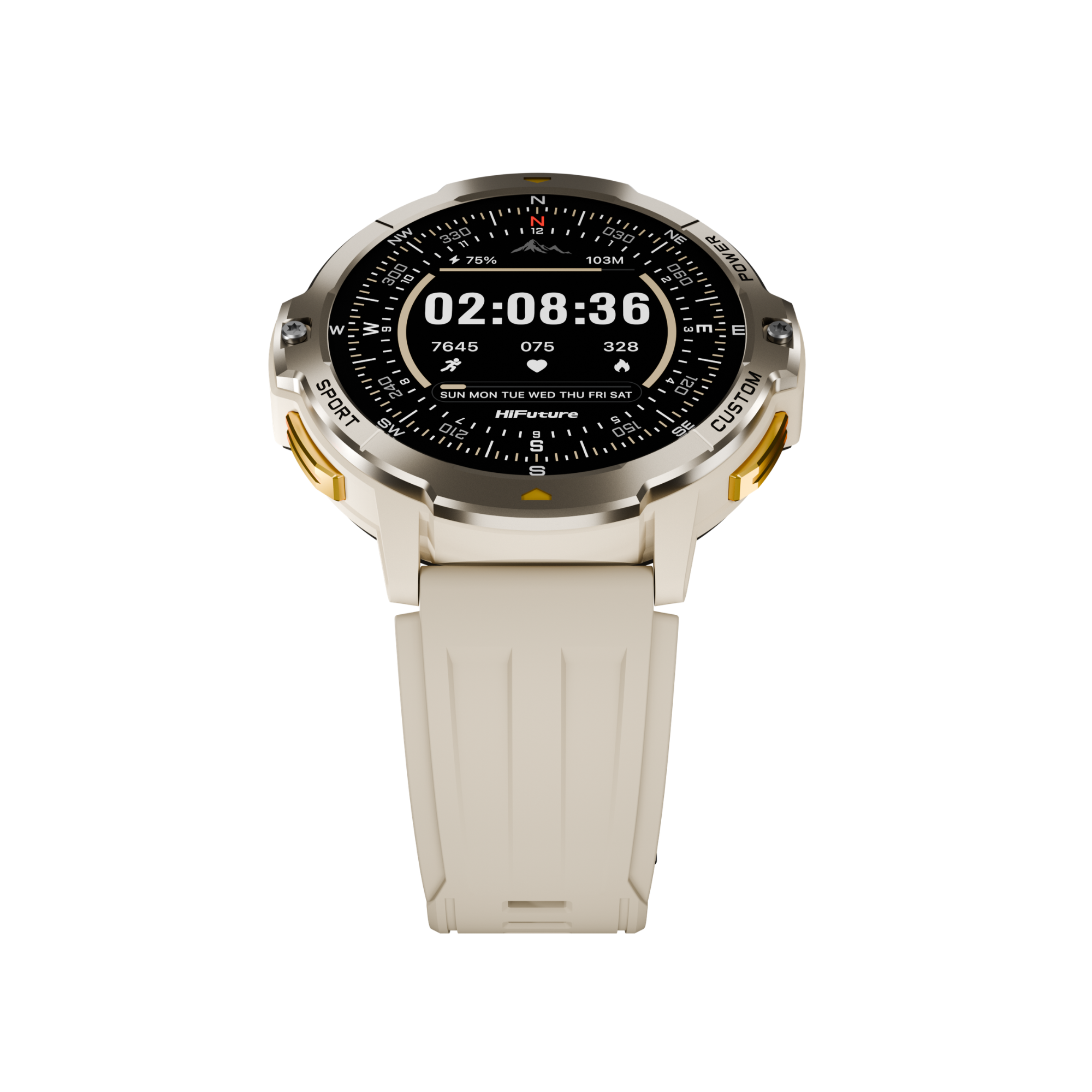 HiFuture Vortex Smart Watch Latte