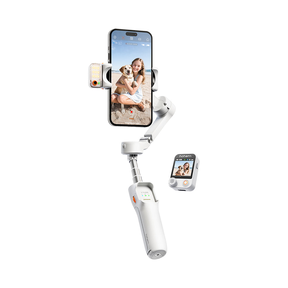 Hohem iSteady V3 Ultra-3-Axis AI Smartphone Gimbal (White)