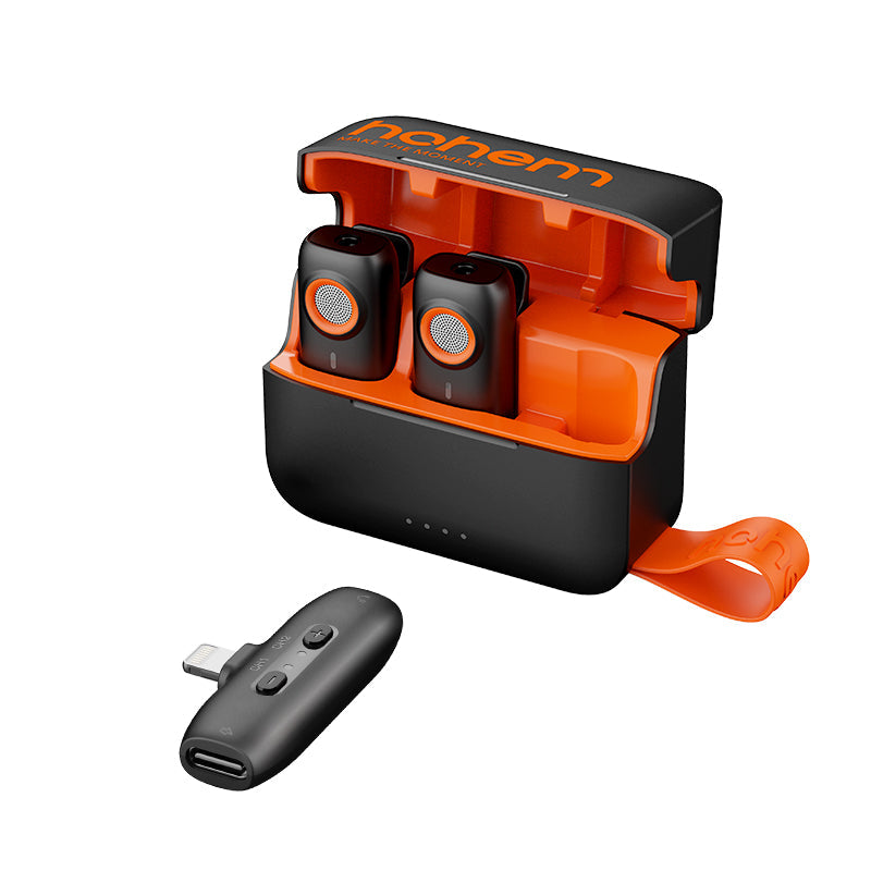 Hohem Lightning Microphone MIC-01 (2TX + 1RX + Charging Case)