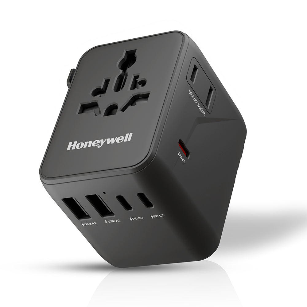 Honeywell Universal World Travel Adapter 45W (Black)