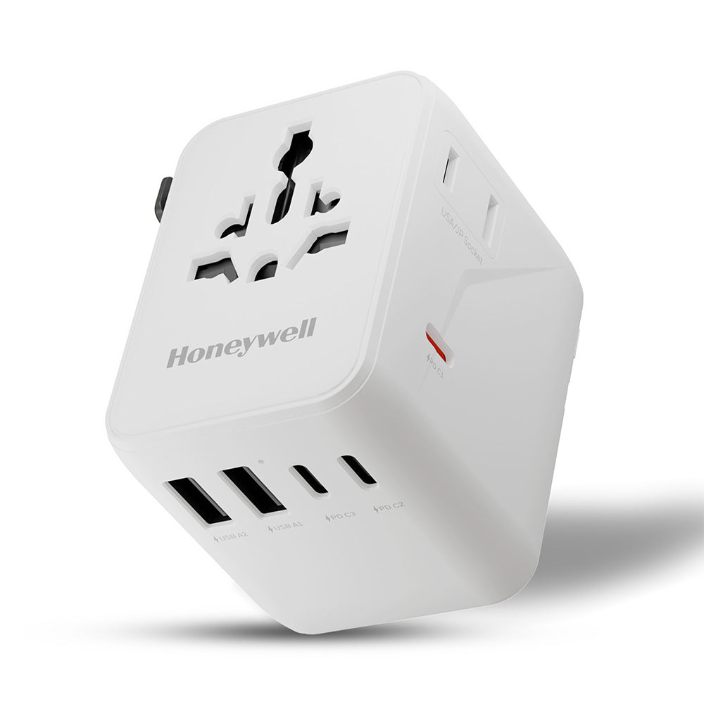 Honeywell Universal World Travel Adapter 45W (White)
