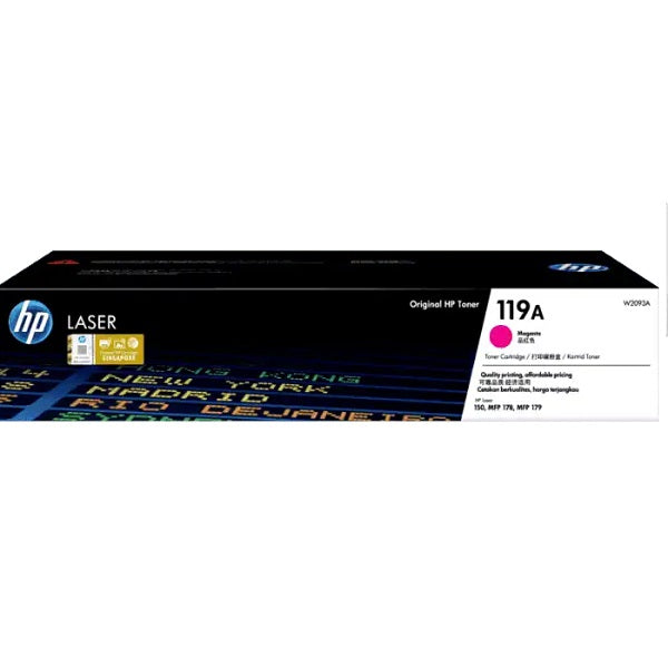HP 119A Magenta Original Laser Toner Cartridge (W2093A)