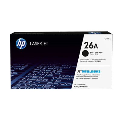 HP 26A Black LaserJet Toner Cartridge (CF226A)