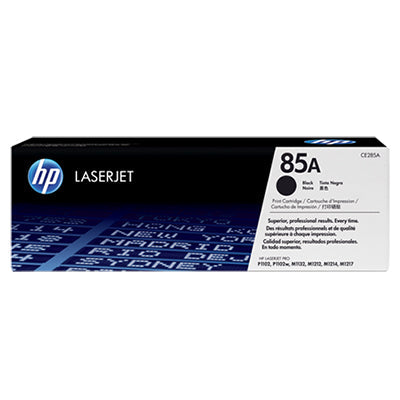 HP 85A Black Original LaserJet Toner Cartridge (CE285A)