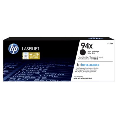 HP 94X Black Original LaserJet Toner Cartridge (CF294X)
