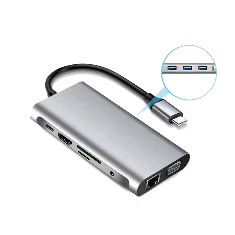IDream iDHD4kP10 10-in-1 USB-C Multiport Adaptor