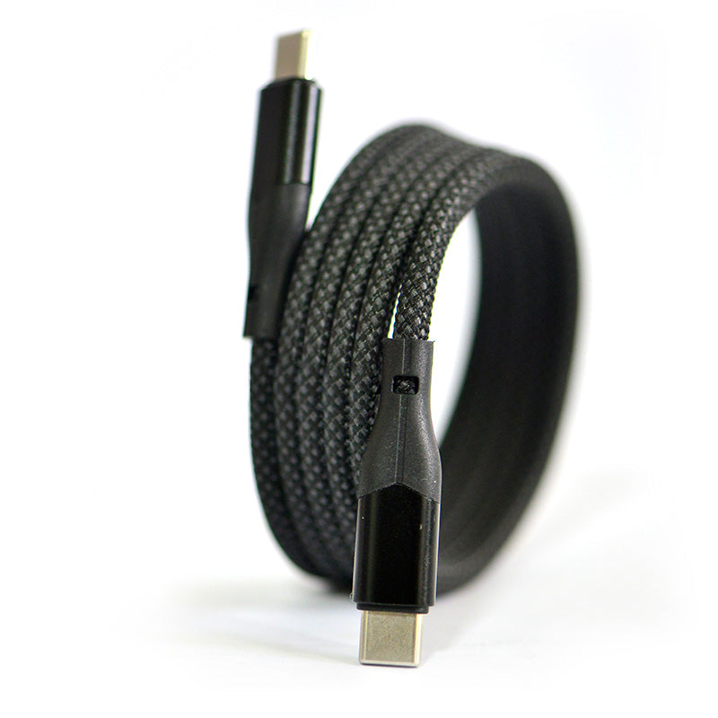 iDream IDUCM22 Magnetic PD240W 2M USB-C to C Macaron Weaving Cable 2M (Grey)