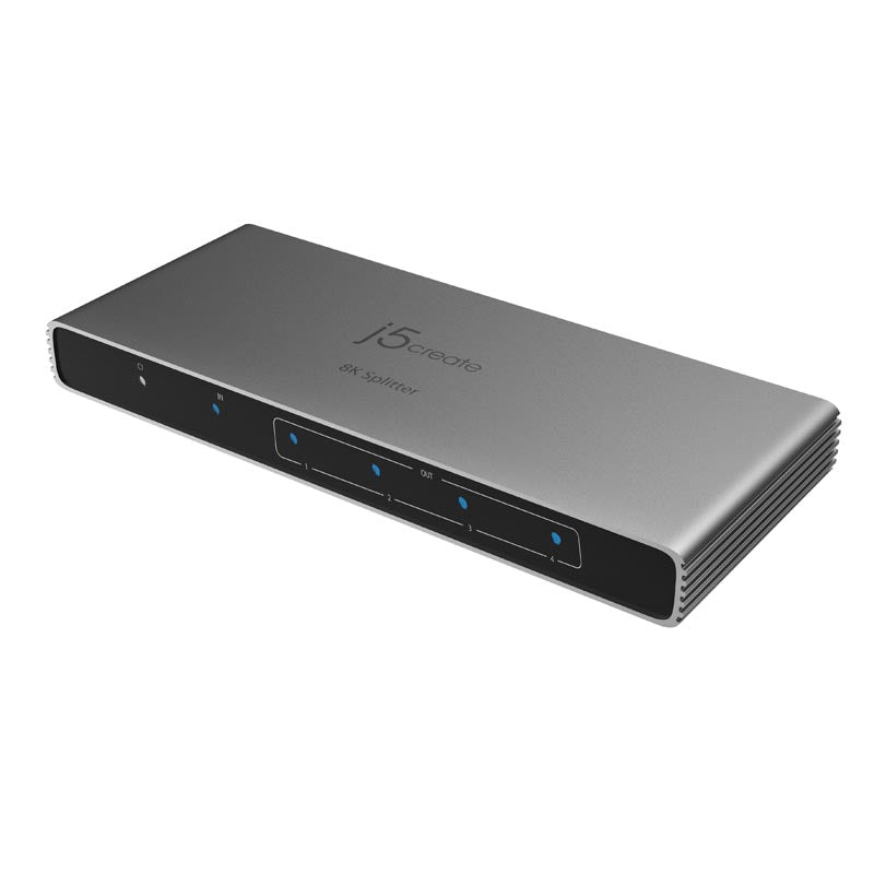 J5Create JDSH814 8K HDMI 2.1 4-Way Splitter