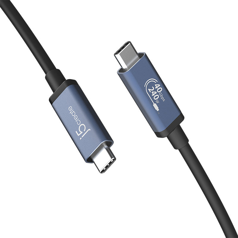 J5Create JUC29L08 USB4 240W USB-C PD 3.1 E-Marker Cable