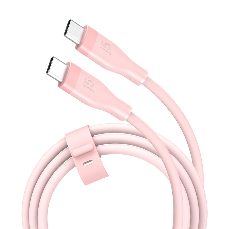 J5Create JUCX17R USB-C 60W Fast Charging Cable (Pink)