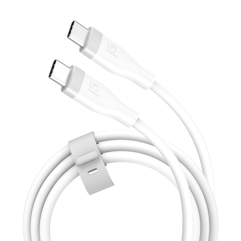 J5Create JUCX17W USB-C 60W Fast Charging Cable (White)