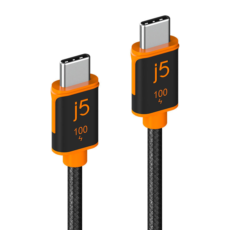 J5Create JUCX25L18 USB-C 100W Sync & Charge Cable 1.8M