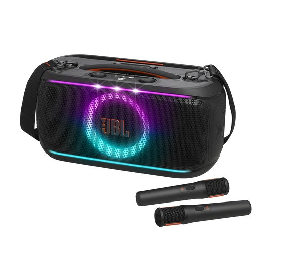 JBL Partybox On-The-Go 2 Karaoke Party Speaker (Black)