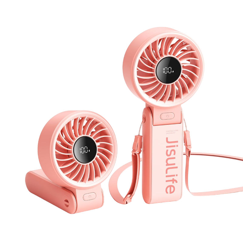 Jisulife Life7-Pink Handheld Fan 3600mAh (Pink)