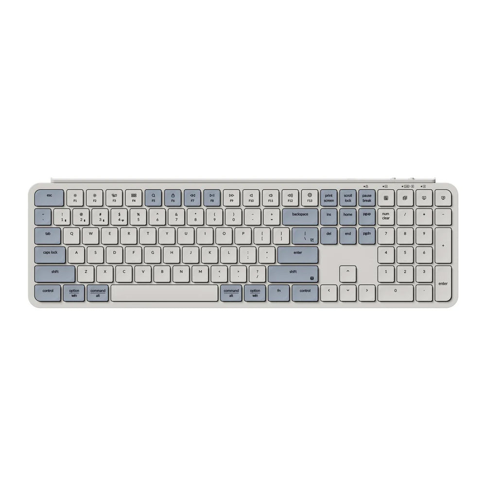 Keychron B6 Pro (B6P-K11) Ultra-Slim Wireless Keyboard (Retro Blue)