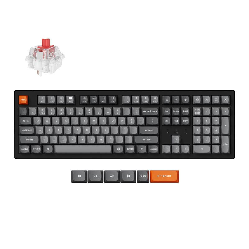 Keychron K10 Max (K10M-H1) Wireless Mechanical Keyboard (Red Switch)