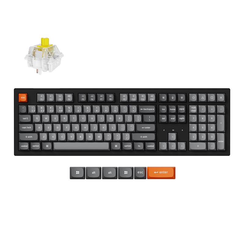 Keychron K10 Max (K10M-H4) Wireless Mechanical Keyboard (Banana Switch)