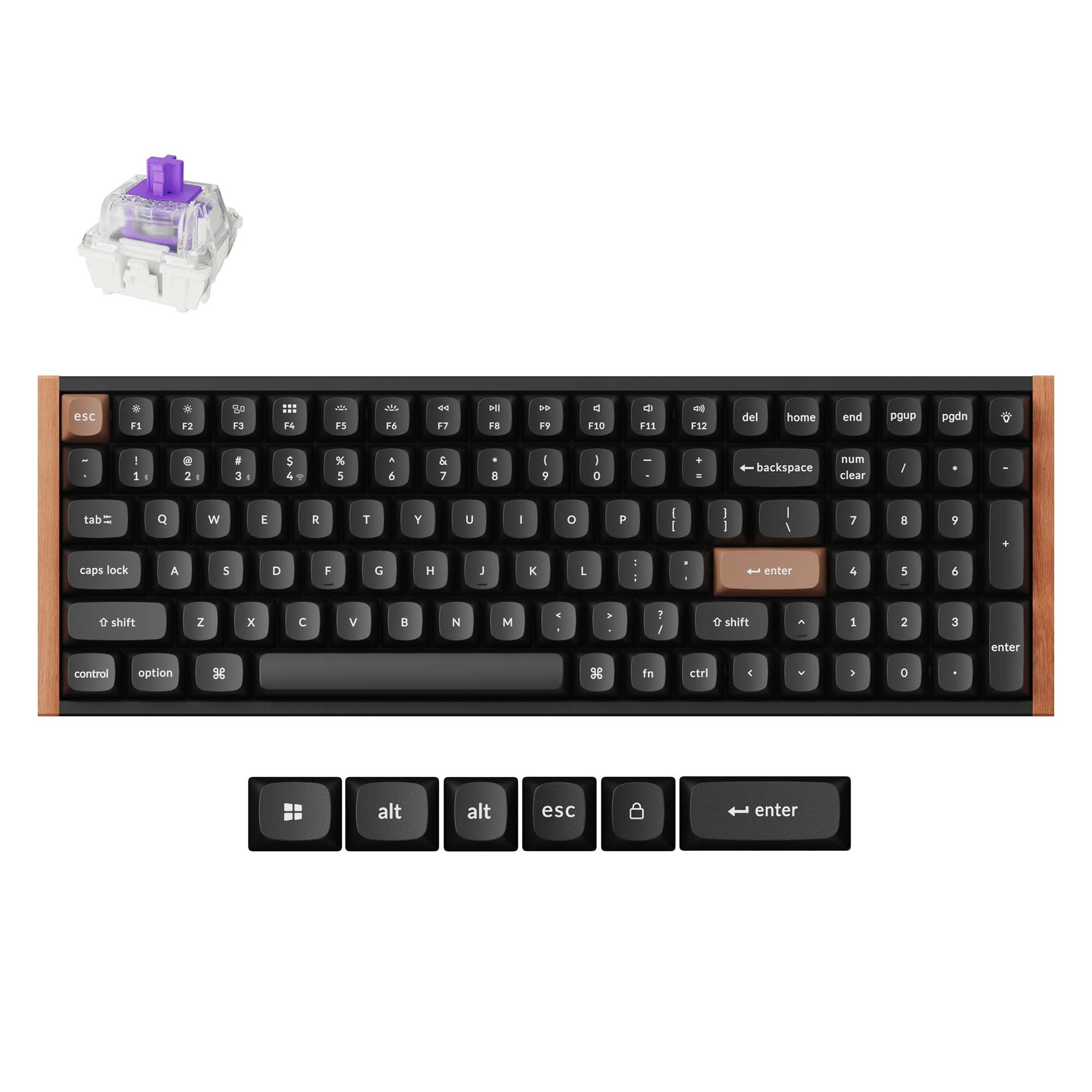 Keychron K4 HE (K4H-F1) Wireless Magnetic Switch Custom Keyboard (Special Edition Black)