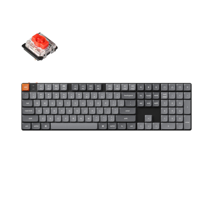 Keychron K5 Max (K5M-H1) Wireless Custom Mechanical Keyboard (Red Switch)