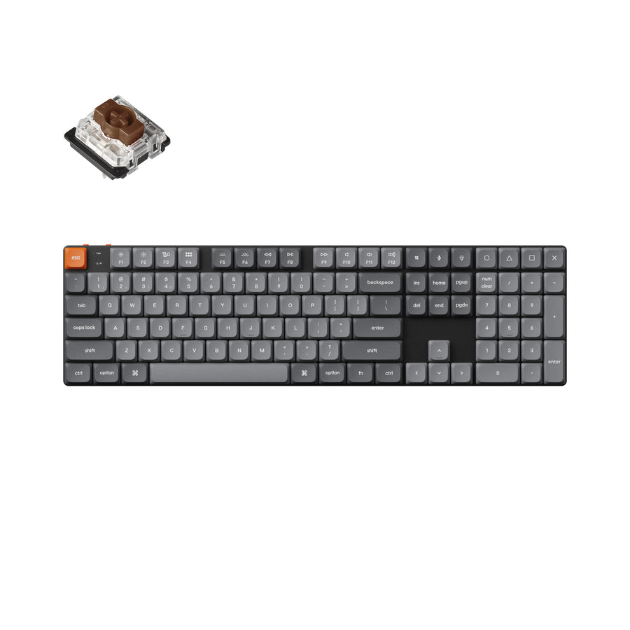 Keychron K5 Max (K5M-H3) Wireless Custom Mechanical Keyboard (Brown Switch)