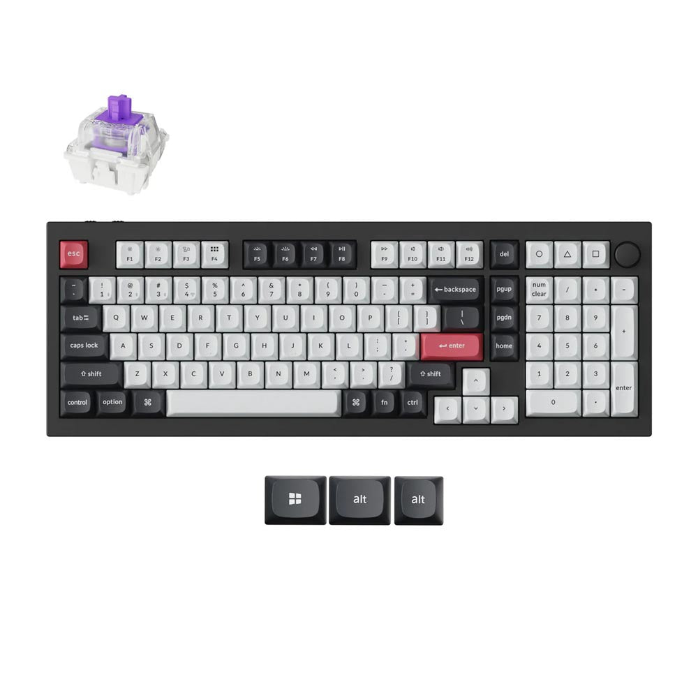 Keychron Q5 HE (Q5H-M1) Wireless Magnetic Switch Custom Keyboard - Black