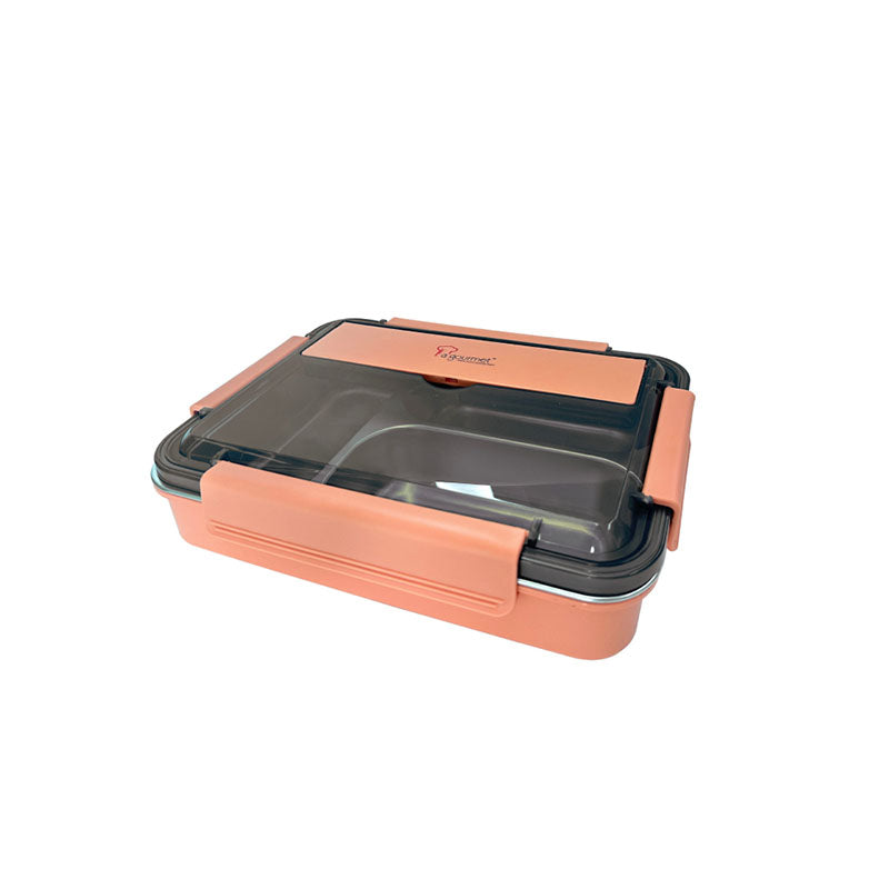 La Gourmet LGCH421999 Coral Crush 1100ml Rectangle S/S Lunch Box