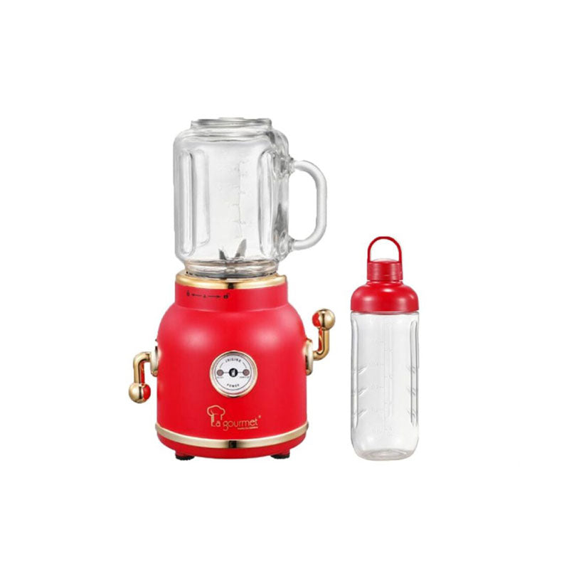 La Gourmet LGELRB400925-RD Retro Blender Set (Red)