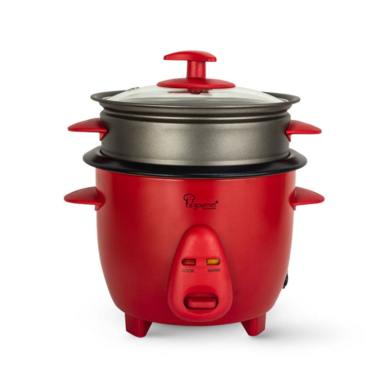 La Gourmet LGELRC413130-RD Rice Cooker 0.6L (Red)