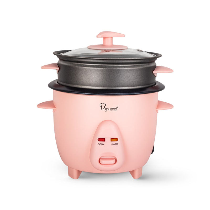 La Gourmet LGELRC413154-PK Rice Cooker 0.6L (Pink)