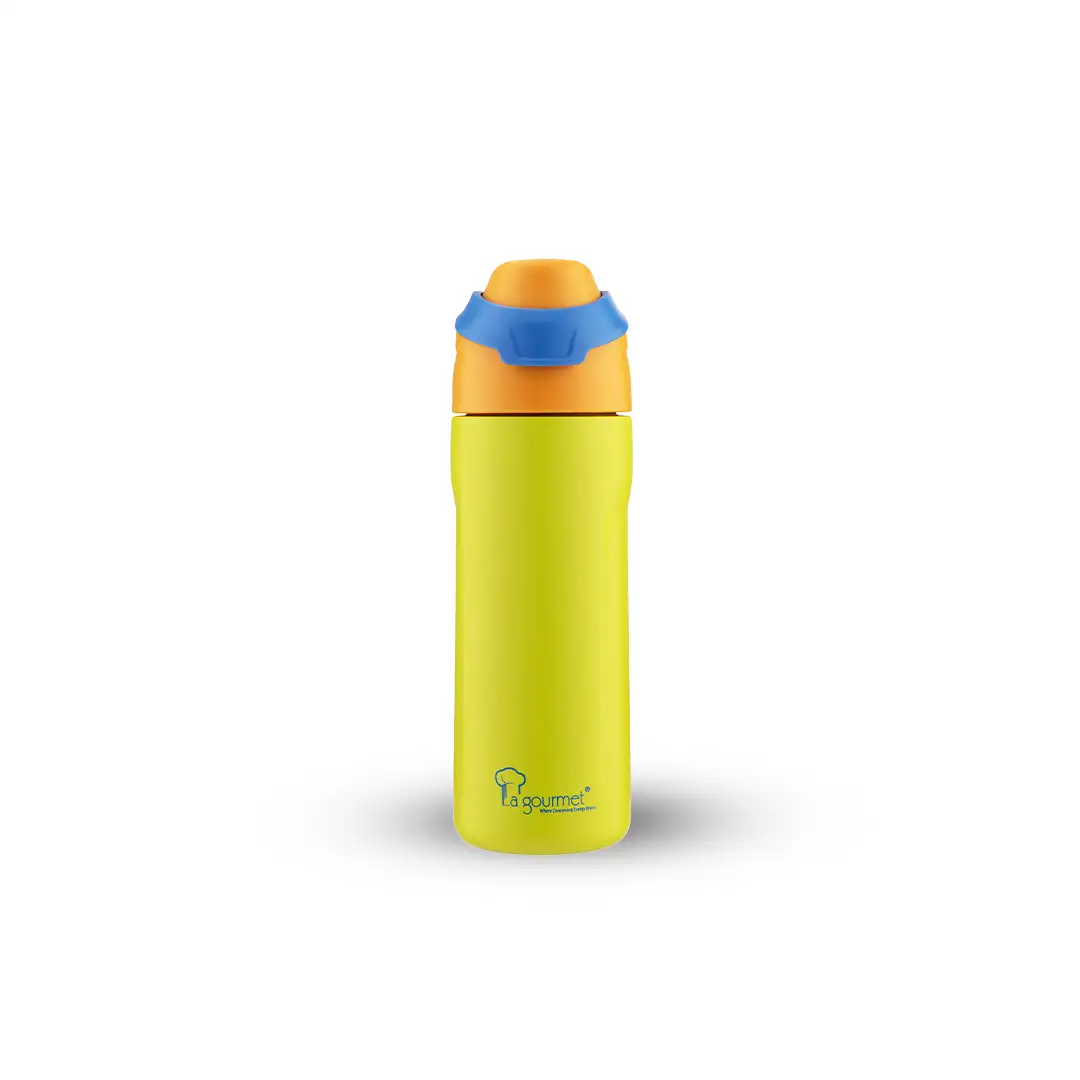 La Gourmet LGFLO432186 475ml Thermal Bottle - Citrus Bolt/Lime Green