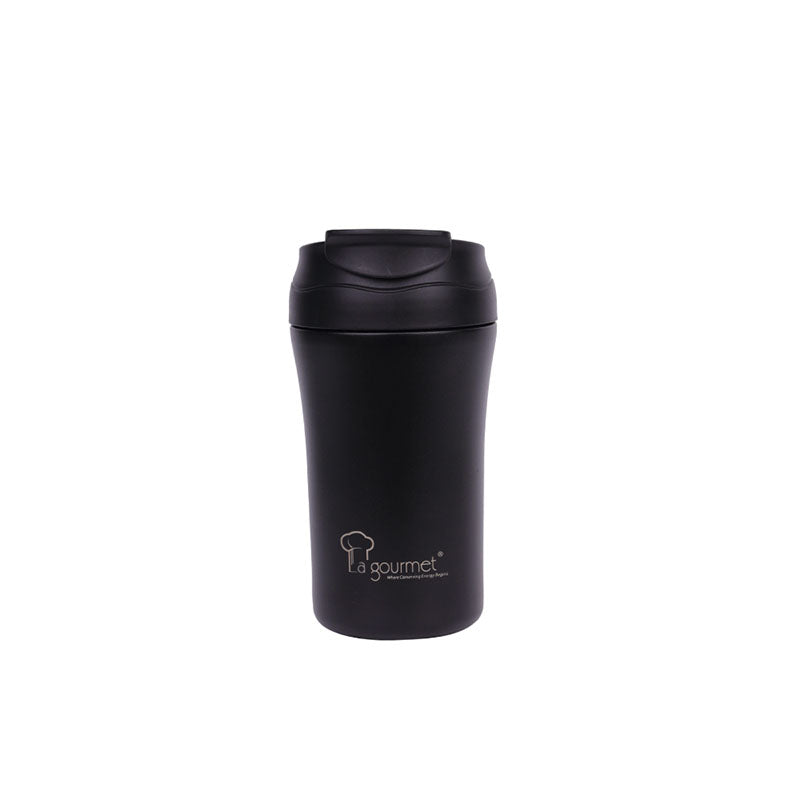 La Gourmet LGSE412225 S.Wide 400ml Tumbler Mug (Black)