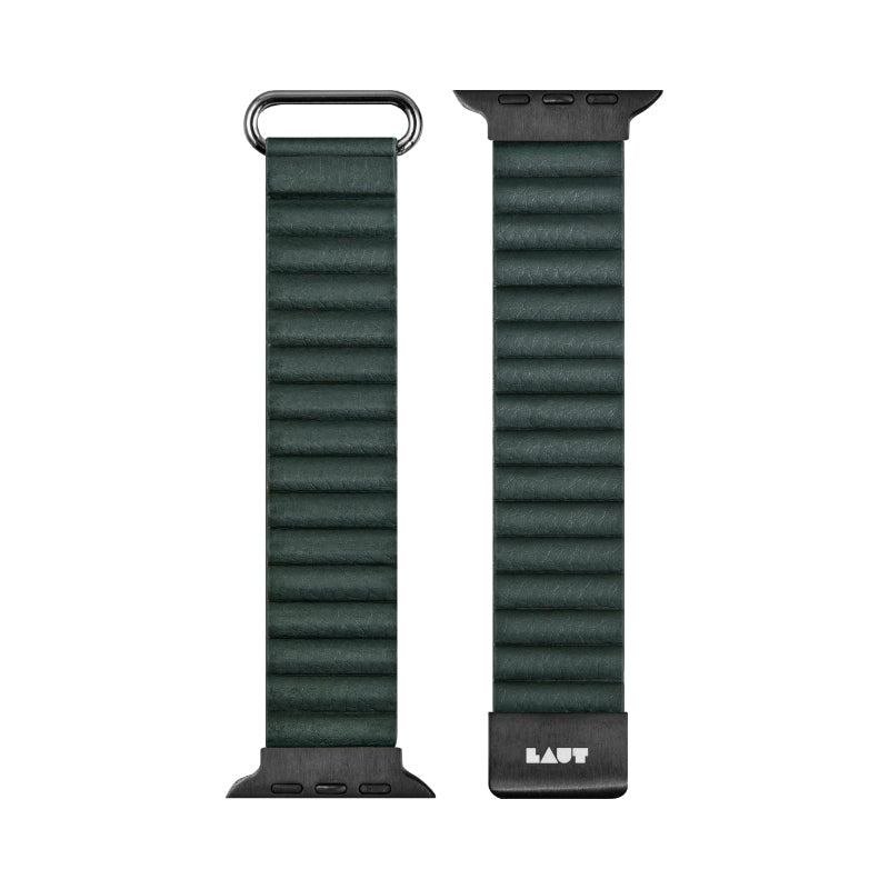 Laut Novi Lux Apple Watch Strap for 42/44/45/49mm (Pine Green)