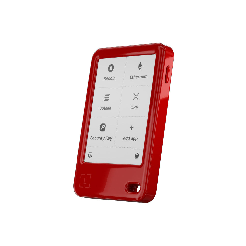 Ledger Nano Gen 5 Crypto Hardware Wallet (Cherry Red)